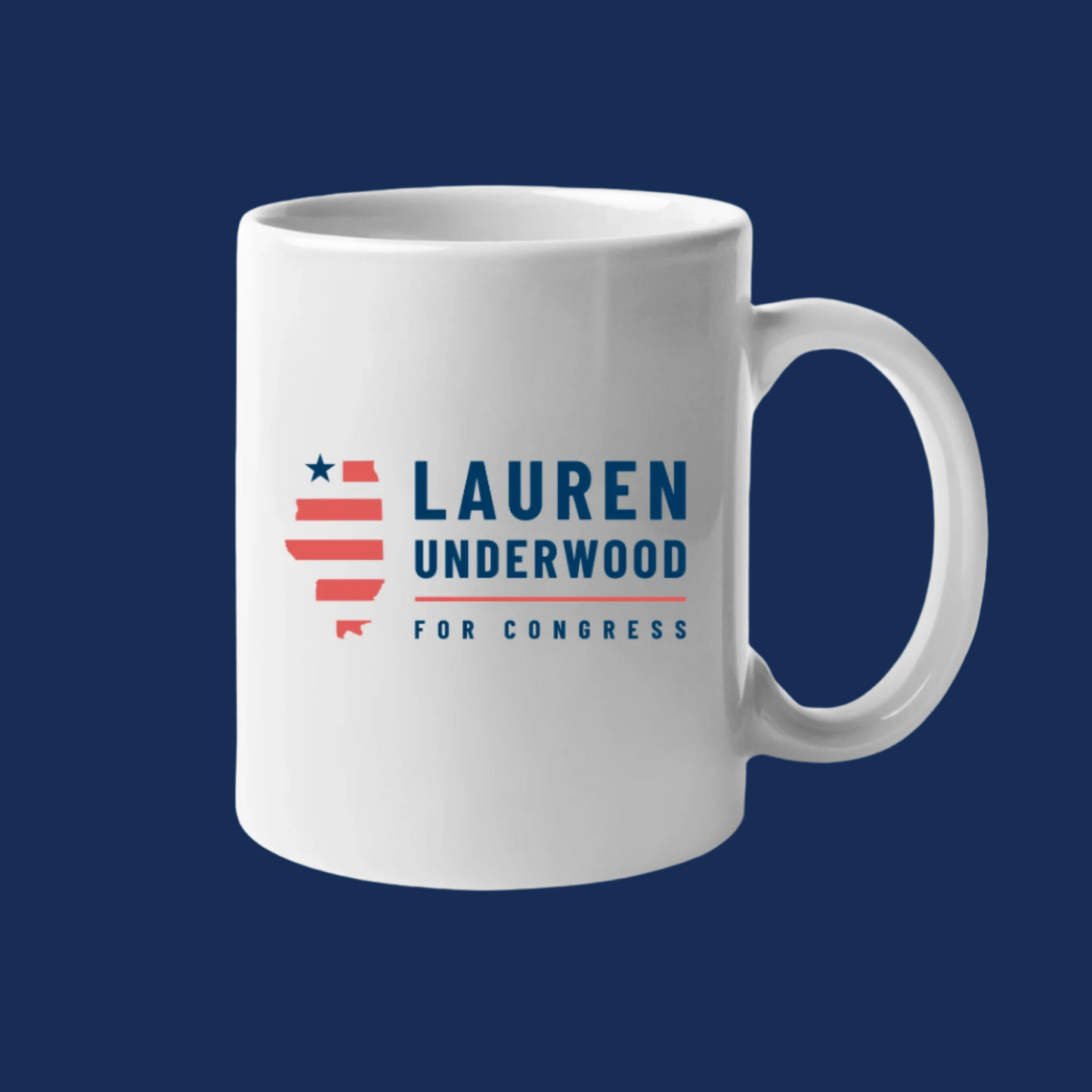Lauren Underwood Ceramic Logo Mug