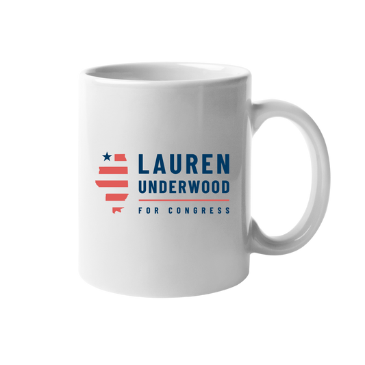 Lauren Underwood Ceramic Logo Mug