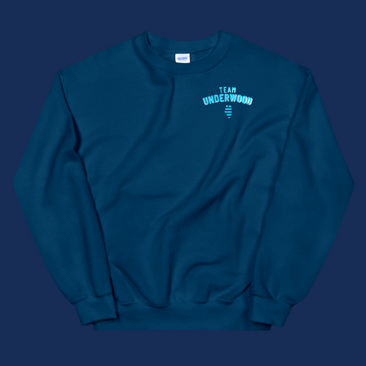 Lauren Underwood Team Underwood Navy Crewneck Sweatshirt 